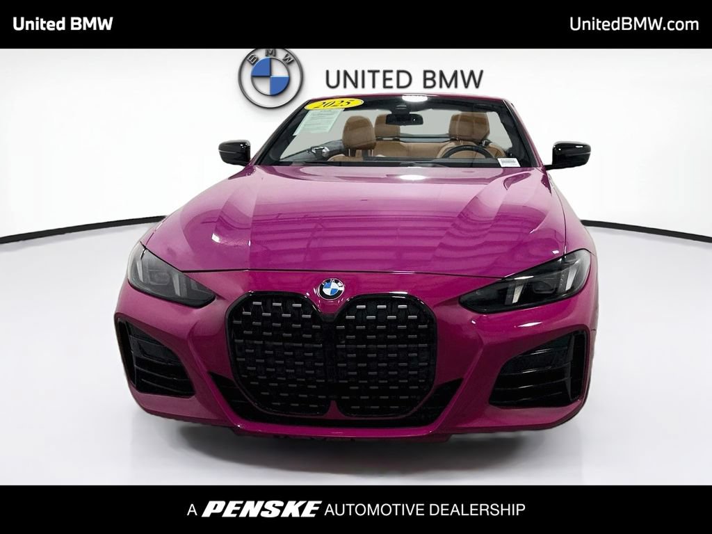 Used 2025 BMW 430i Convertible w/ M Sport Package RWD image 2
