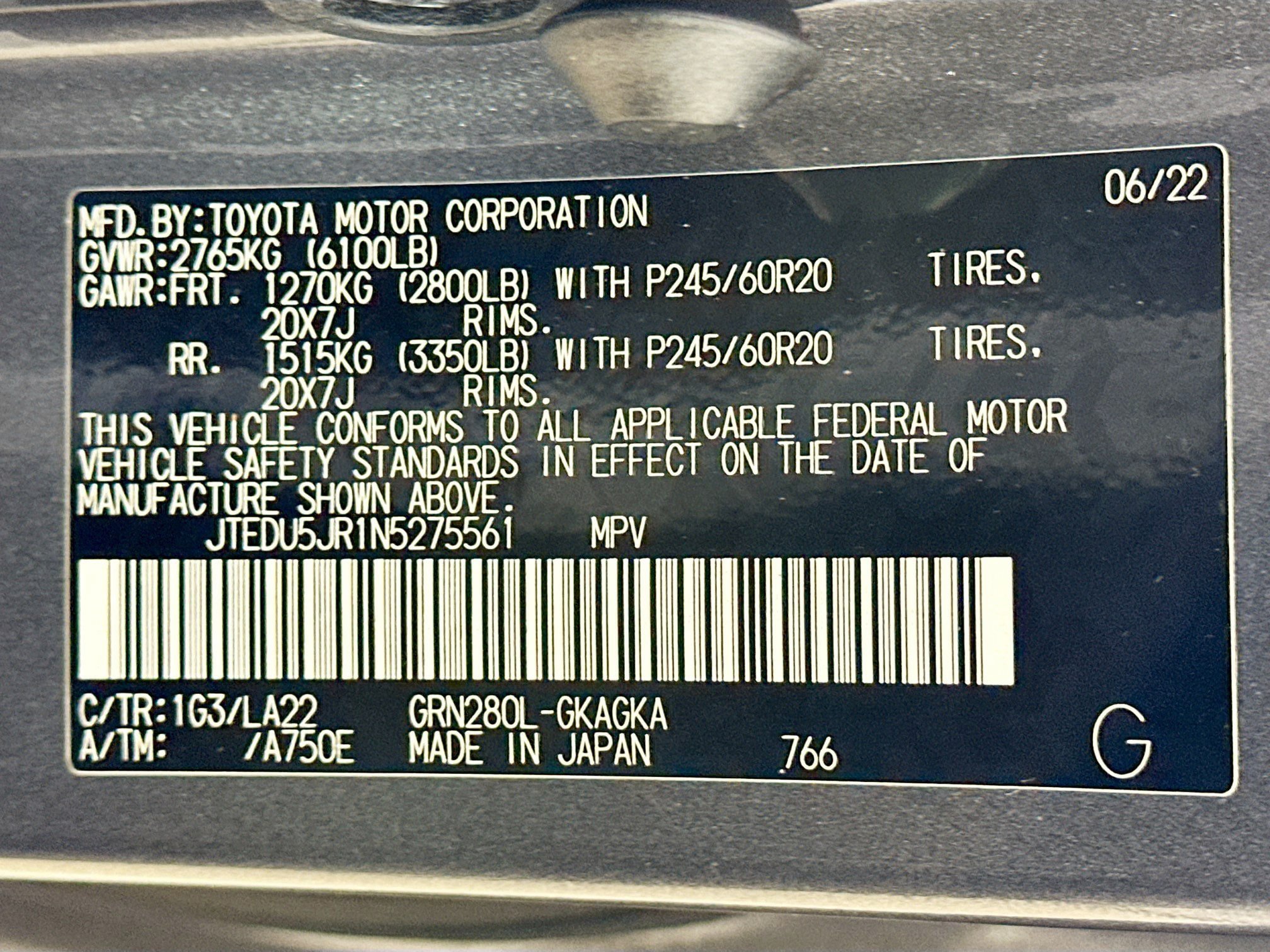 Used 2022 Toyota 4Runner Limited RWD image 40