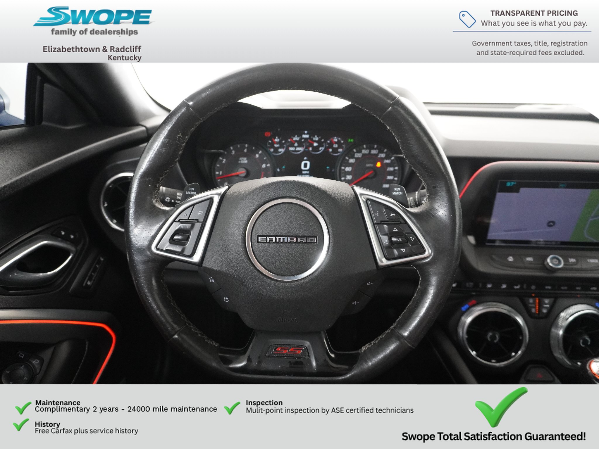 Used 2016 Chevrolet Camaro SS RWD image 16