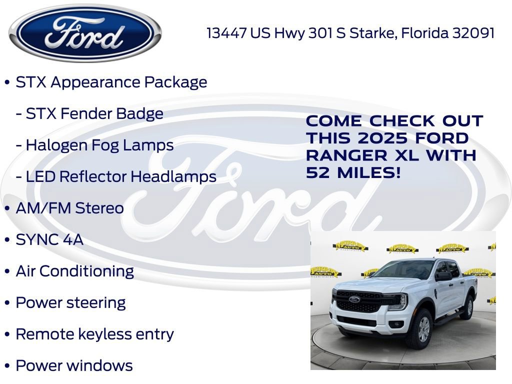 New 2025 Ford Ranger XL w/ Trailer Tow Package image 15