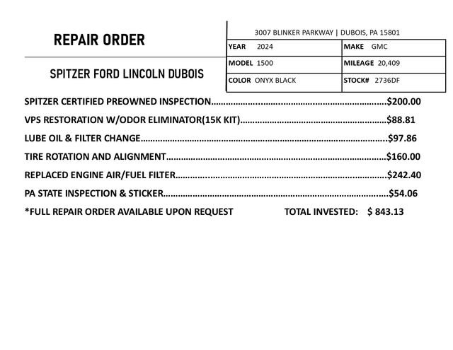 Used 2024 GMC Sierra 1500 AT4 w/ AT4 Preferred Package image 4