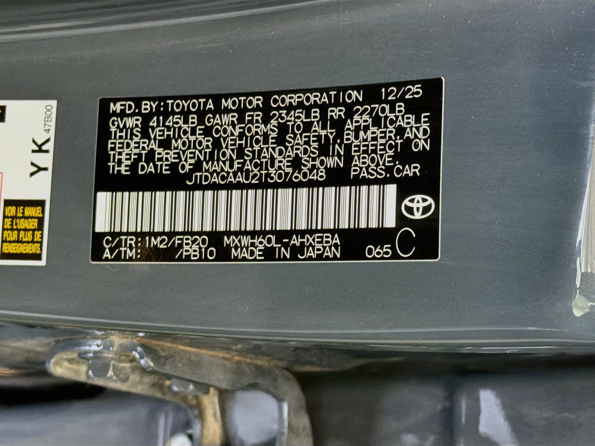 Used 2026 Toyota Prius LE FWD image 12