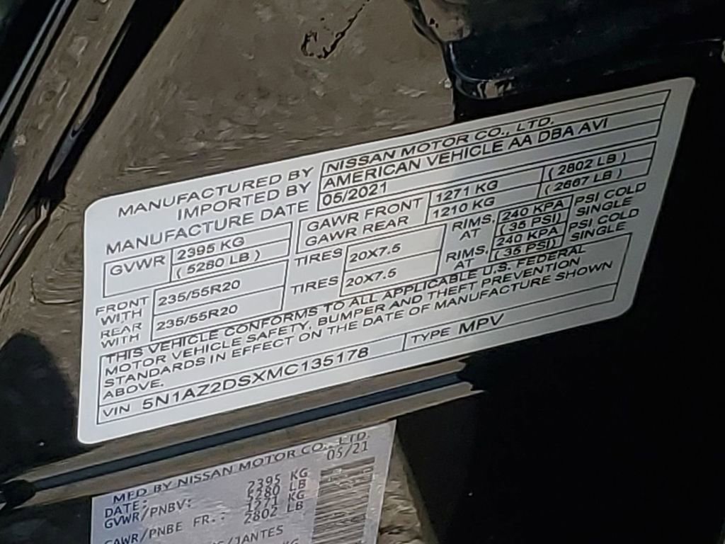 Used 2021 Nissan Murano Platinum image 37