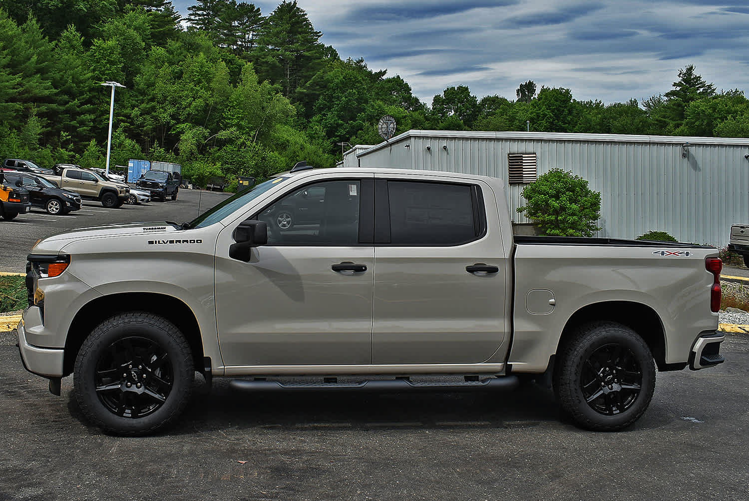 New 2026 Chevrolet Silverado 1500 Custom w/ Turbomax Blackout Package AWD/4WD image 4