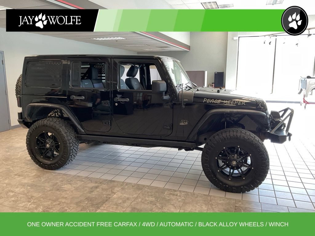 Used 2014 Jeep Wrangler Unlimited Rubicon w/ Connectivity Group AWD/4WD image 1