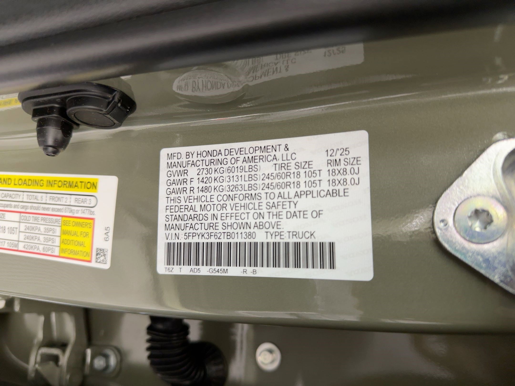 New 2026 Honda Ridgeline TrailSport image 17