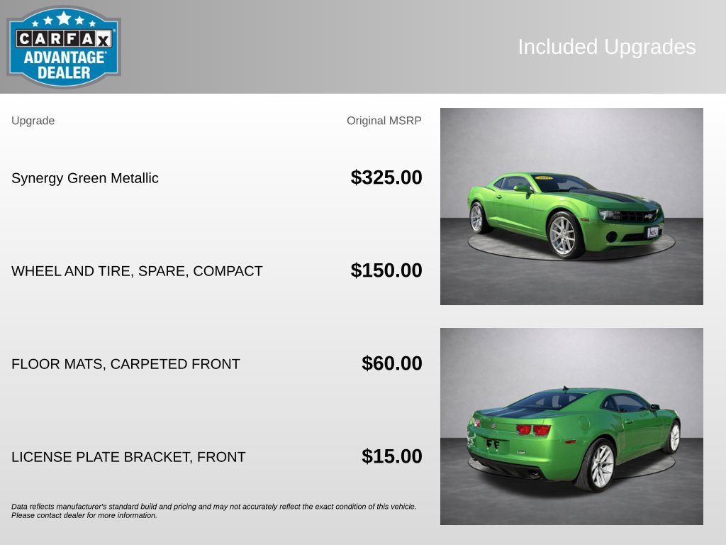 Used 2011 Chevrolet Camaro LS RWD image 5