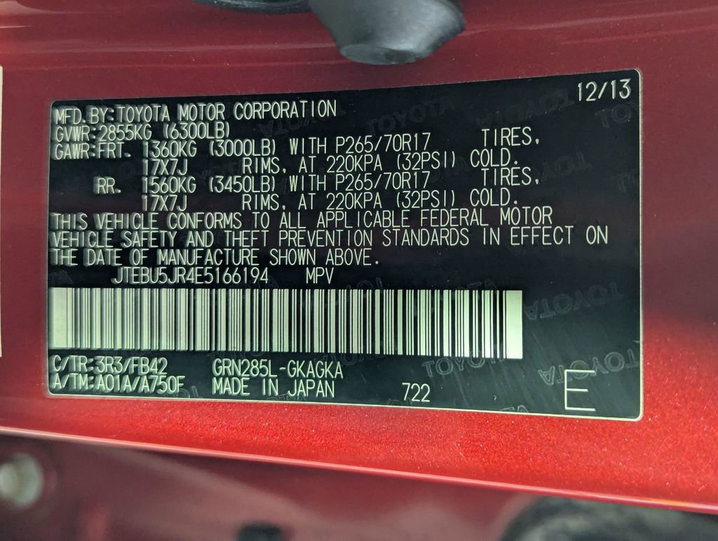 Used 2014 Toyota 4Runner SR5 AWD/4WD image 56