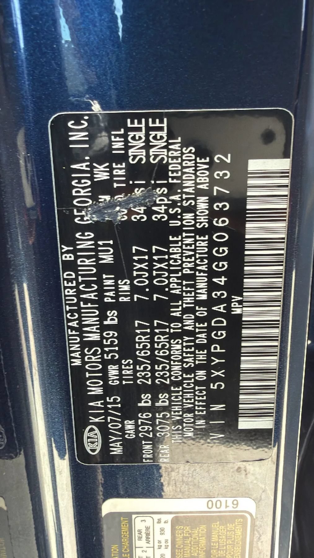Used 2016 Kia Sorento AWD w/ LX Convenience Package image 14