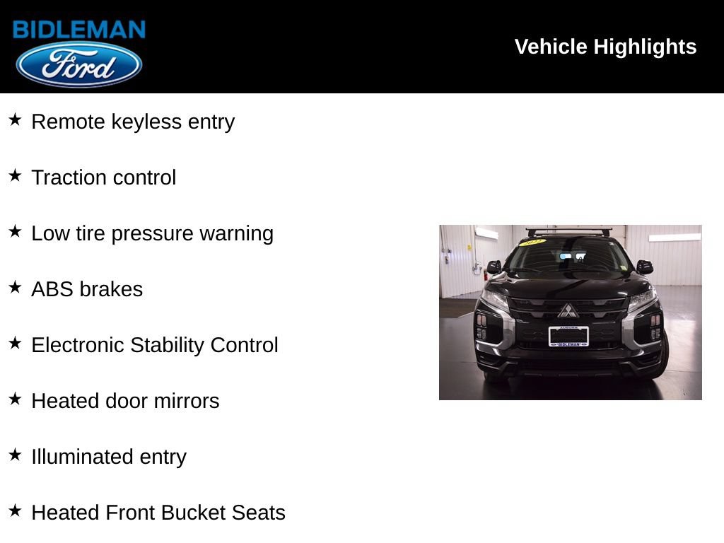 Used 2022 Mitsubishi Outlander Sport SE AWD/4WD image 9