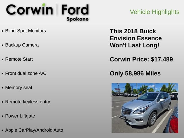 Used 2018 Buick Envision Essence AWD/4WD image 6