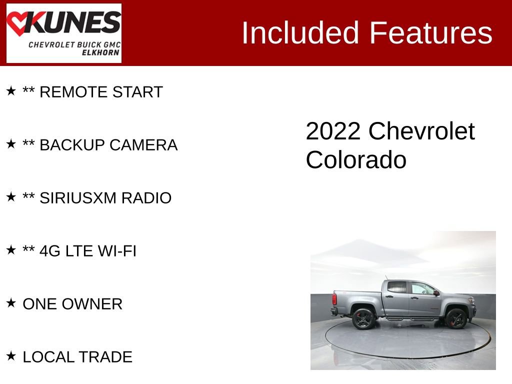 Used 2022 Chevrolet Colorado LT w/ Redline Special Edition image 2
