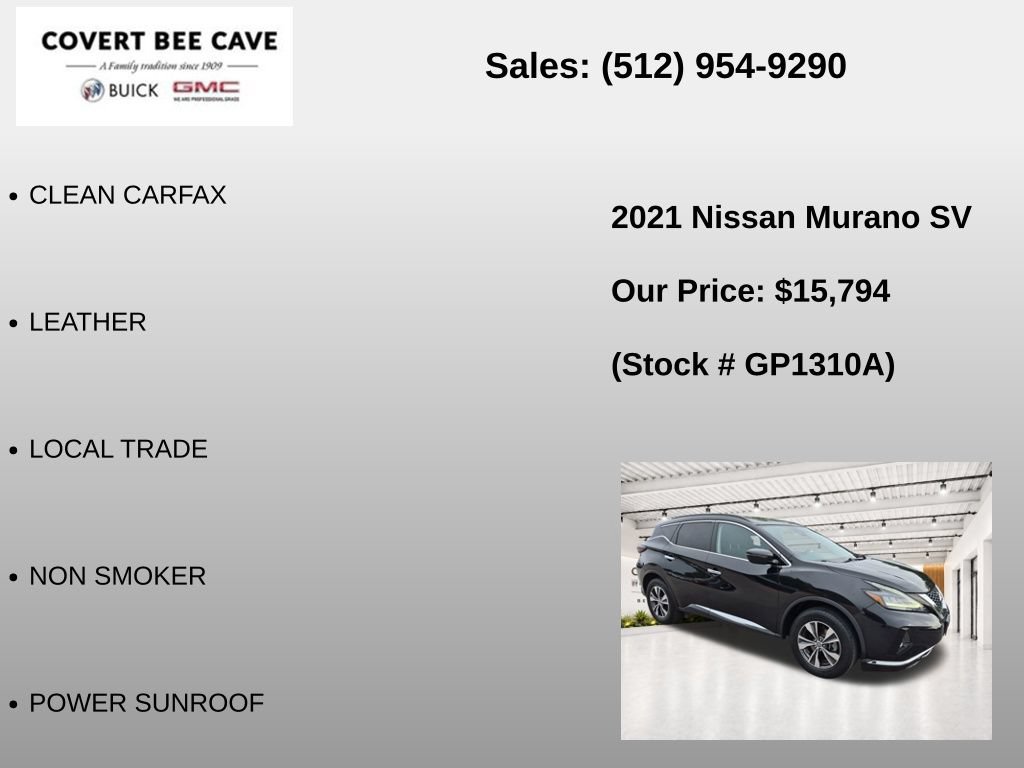 Used 2021 Nissan Murano SV FWD image 7