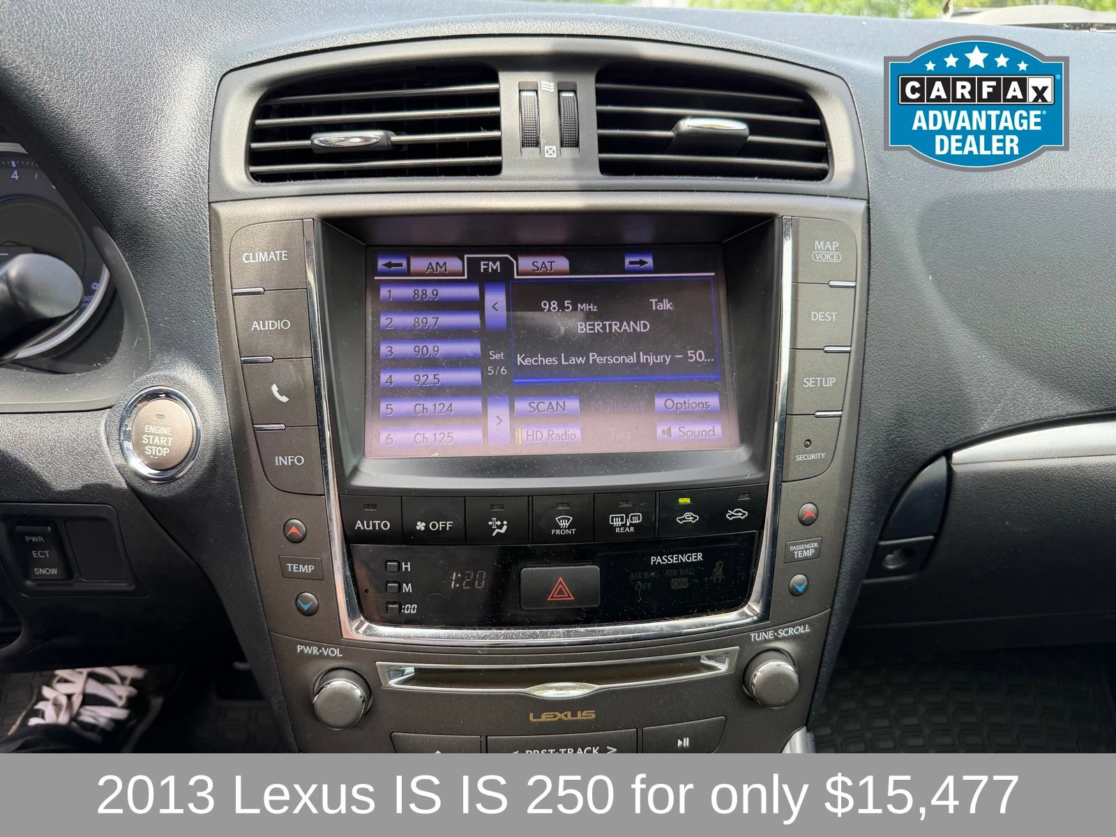 Used 2013 Lexus IS 250 AWD w/ Luxury Plus Pkg Value Edition image 17