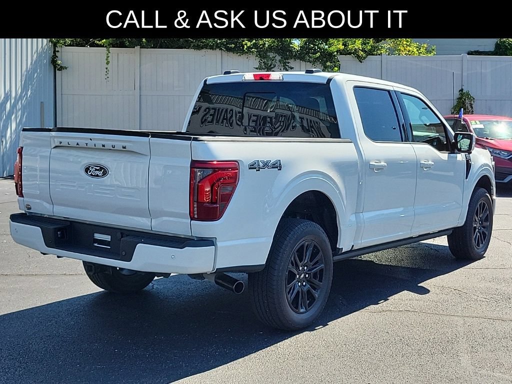 Used 2025 Ford F150 Platinum w/ Equipment Group 702A High AWD/4WD image 4