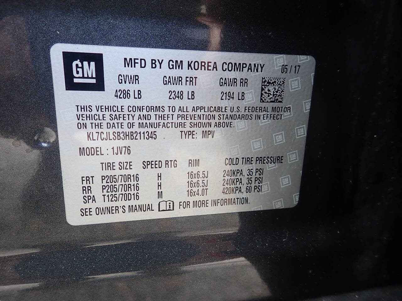 Used 2017 Chevrolet Trax LT w/ LT Convenience Package image 9