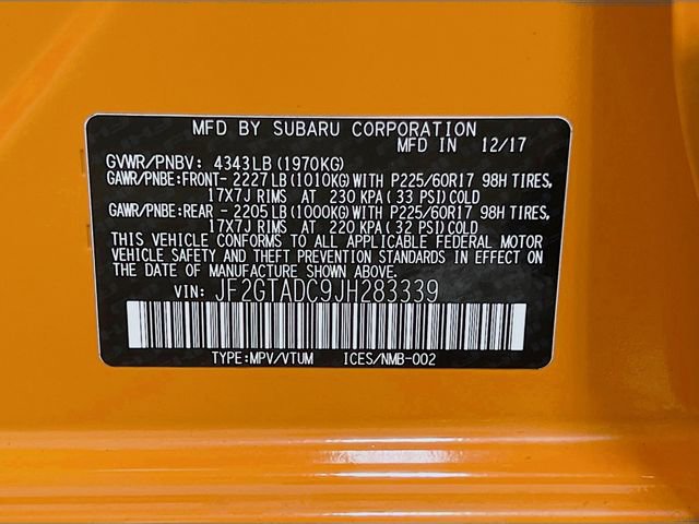 Used 2018 Subaru Crosstrek 2.0i Premium image 32