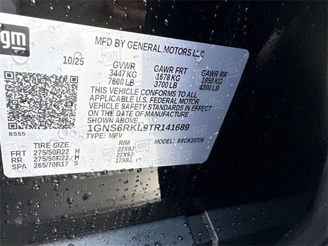 New 2026 Chevrolet Tahoe RST w/ RST Capability Package image 35