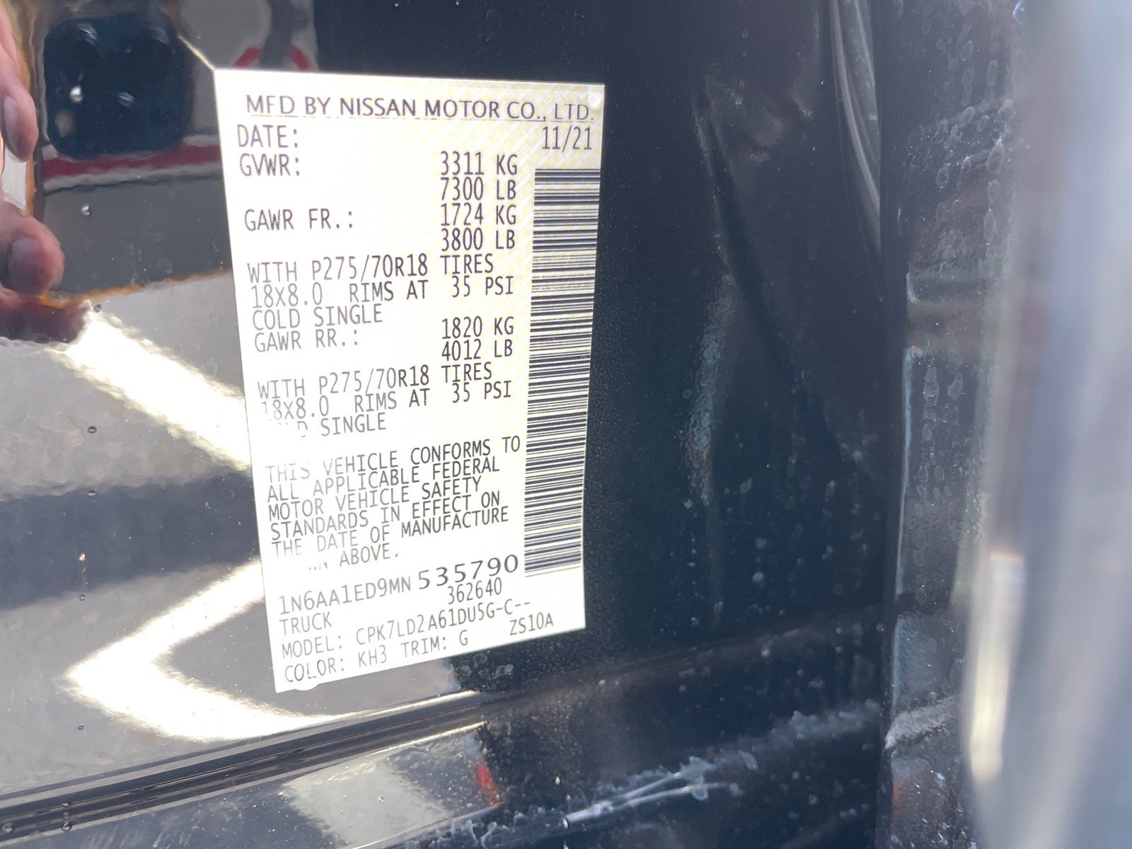 Used 2021 Nissan Titan PRO-4X w/ Pro-4x Convenience Package image 11