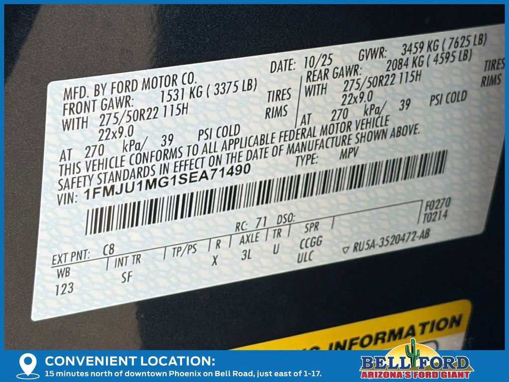 New 2025 Ford Expedition Platinum w/ Platinum Ultimate Package image 25