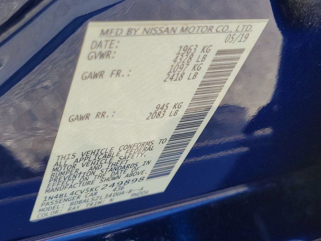 Used 2019 Nissan Altima 2.5 SR FWD image 31