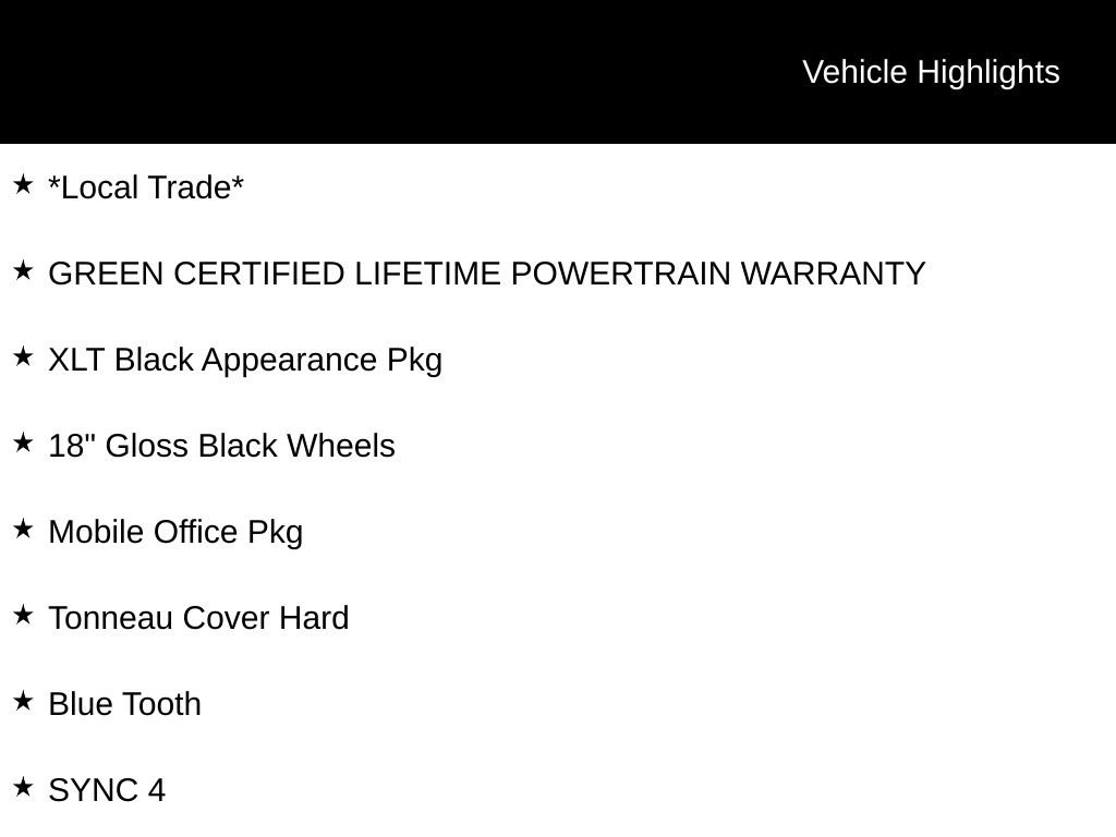 Used 2025 Ford F150 XLT w/ Equipment Group 301A Standard AWD/4WD image 4