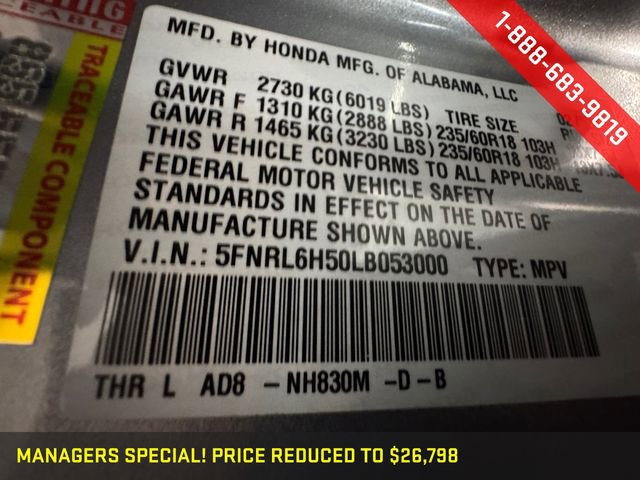 Used 2020 Honda Odyssey EX image 29