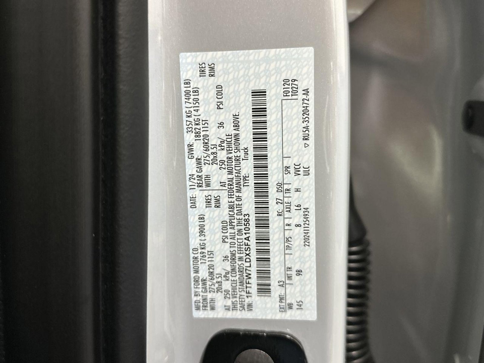 New 2025 Ford F150 Platinum w/ Equipment Group 702A High image 37