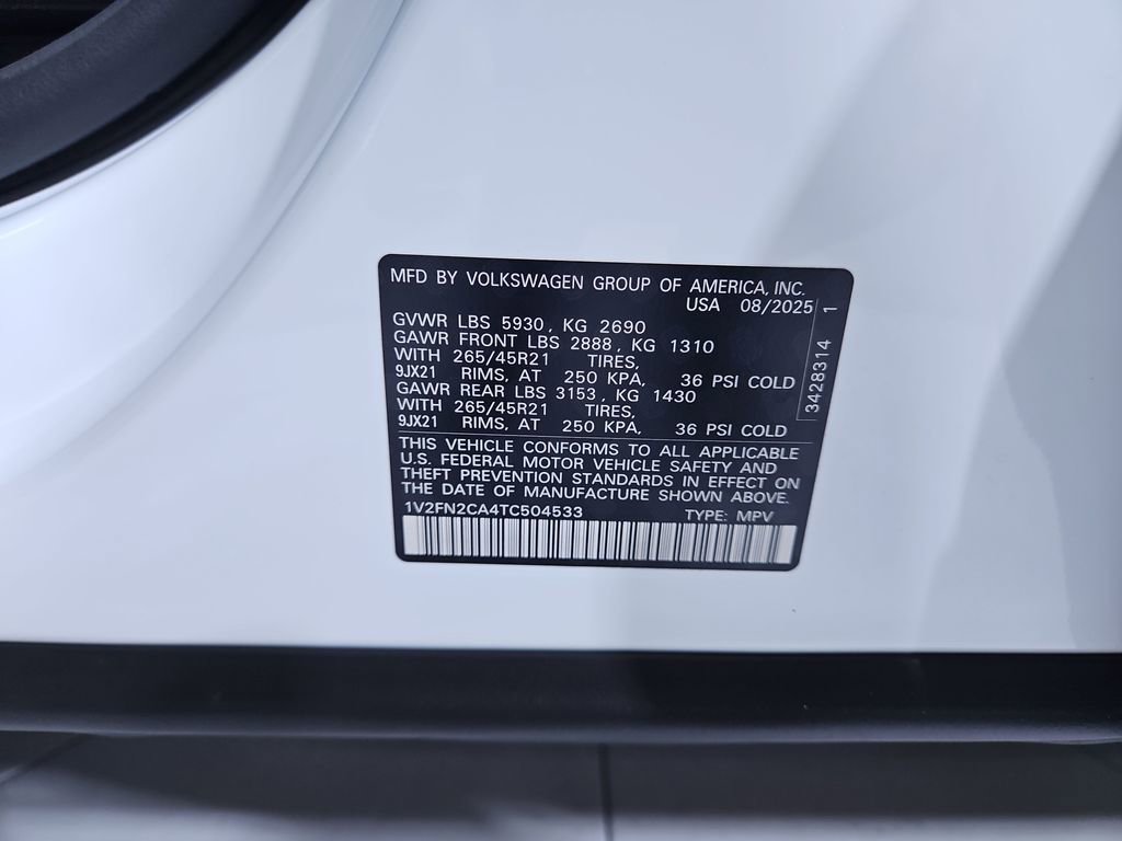 New 2026 Volkswagen Atlas SEL Premium R-Line image 30