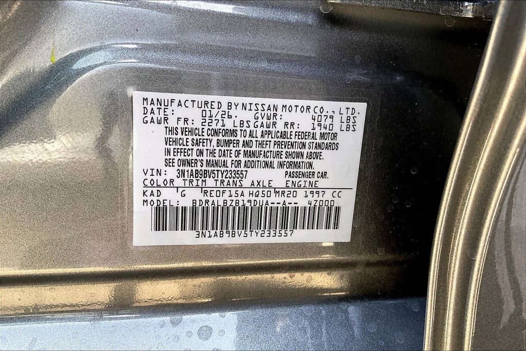 New 2026 Nissan Sentra S w/ S Cold Weather Package image 42