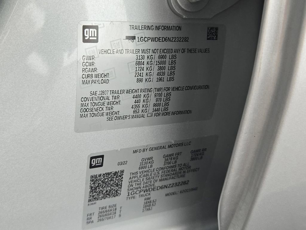 Used 2022 Chevrolet Silverado 1500 RST RWD image 39