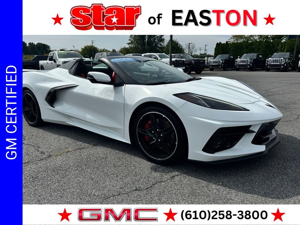 Certified 2021 Chevrolet Corvette Stingray Premium Conv w/ Z51 Performance Package RWD image 1
