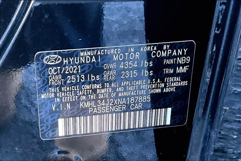 Used 2022 Hyundai Sonata Limited w/ Cargo Package image 35