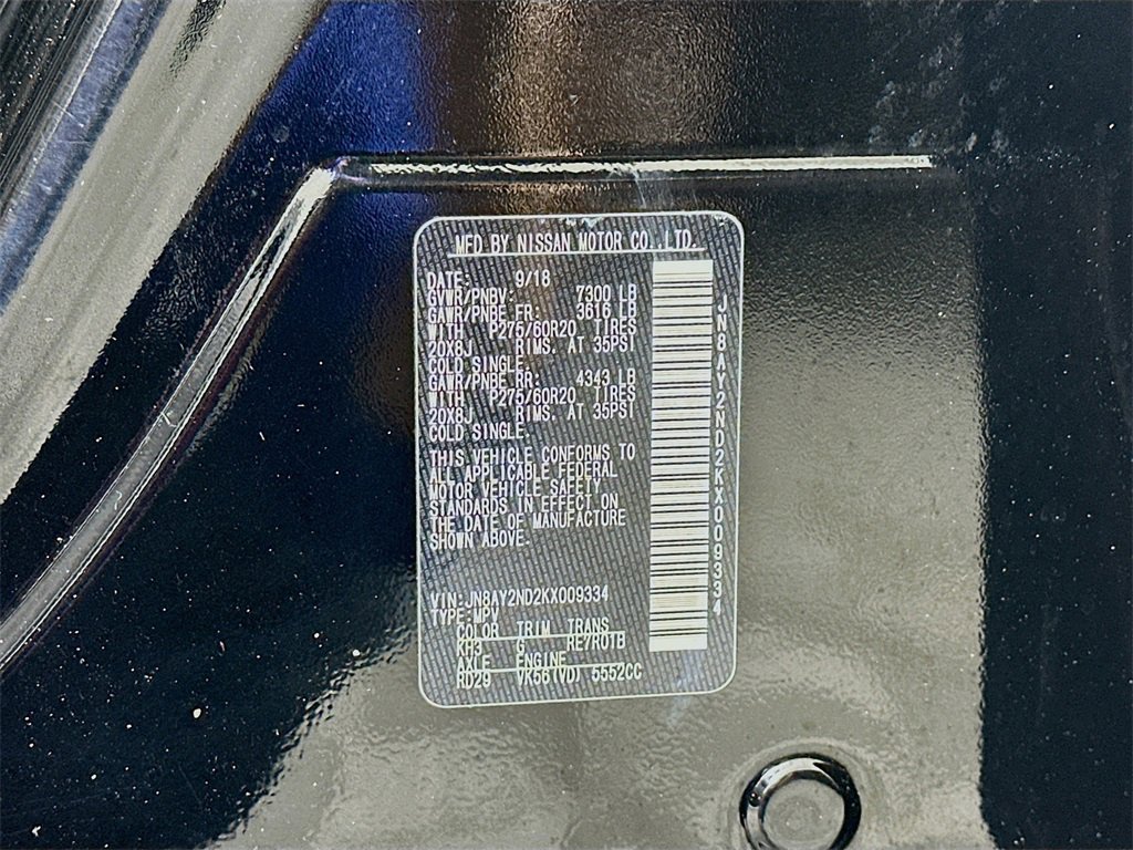 Used 2019 Nissan Armada SL image 37