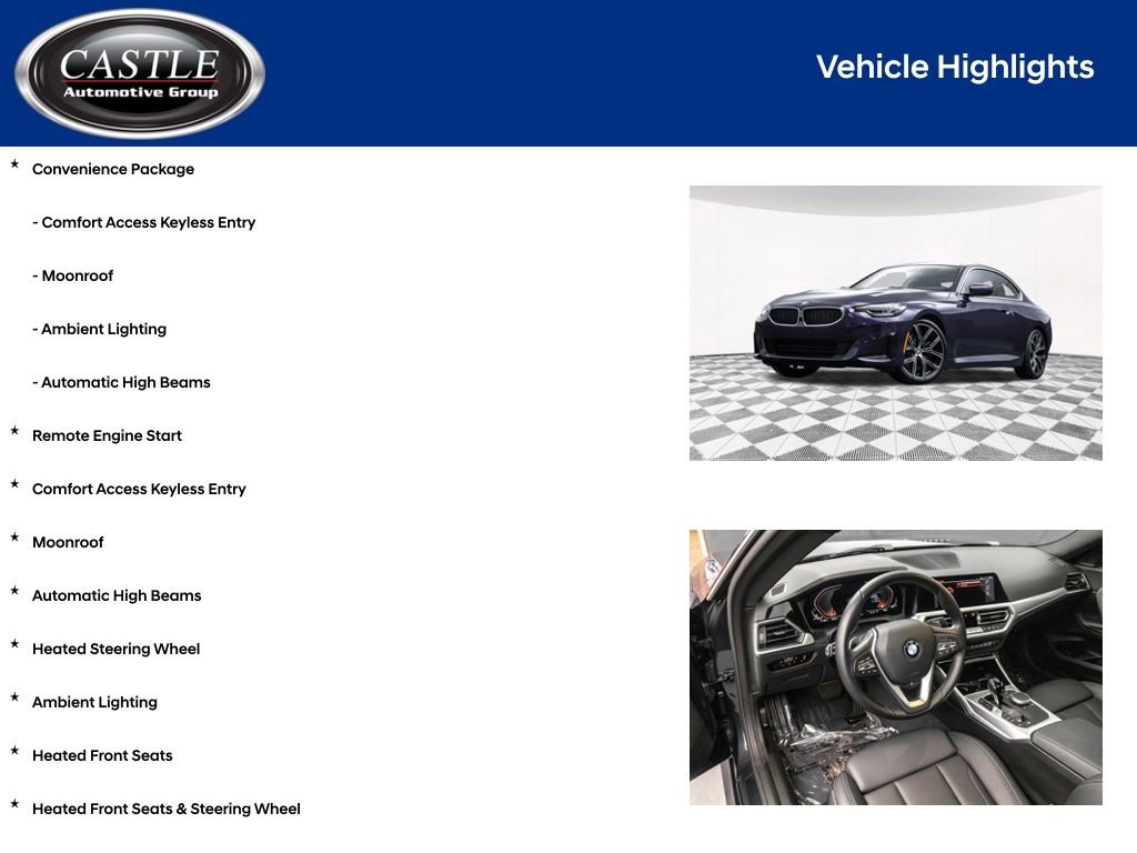 Used 2022 BMW 230i Coupe w/ Convenience Package RWD image 4