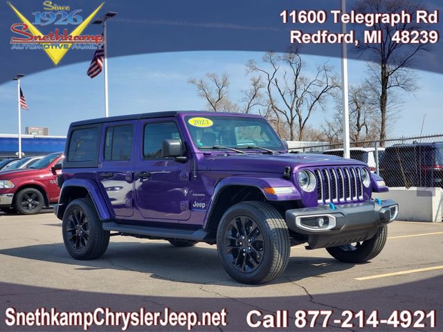 Certified 2023 Jeep Wrangler Unlimited Sahara w/ Cold Weather Group image 1