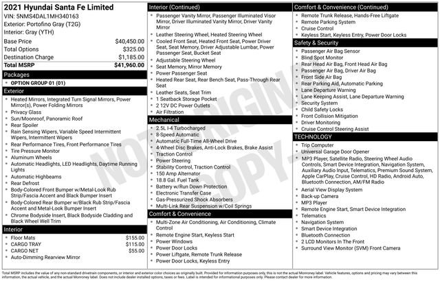 Used 2021 Hyundai Santa Fe Limited image 35
