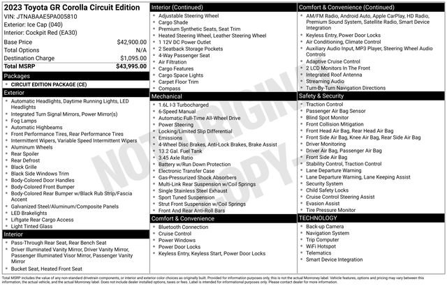 Used 2023 Toyota Corolla Core image 10