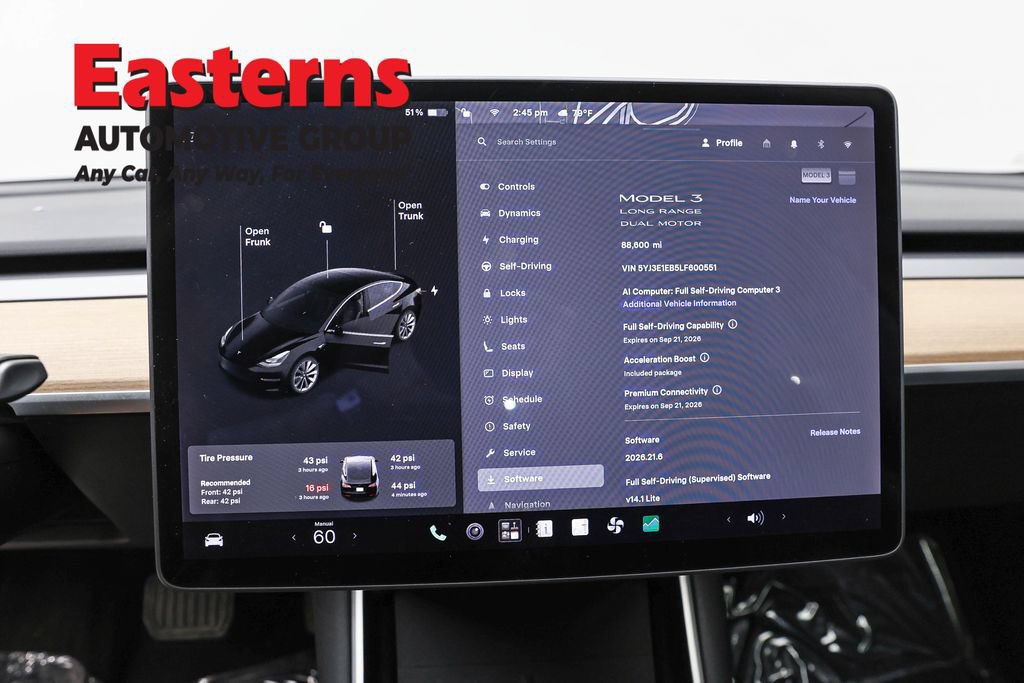 Used 2020 Tesla Model 3 Long Range AWD/4WD image 11
