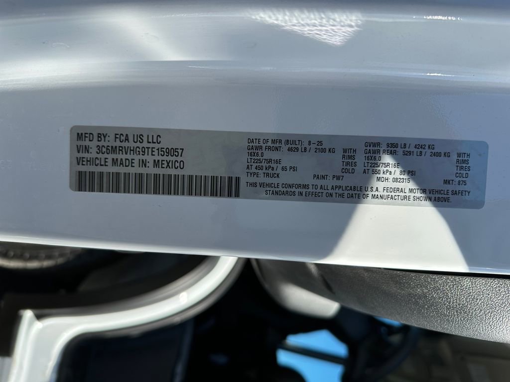 New 2026 RAM ProMaster 3500 FWD image 30