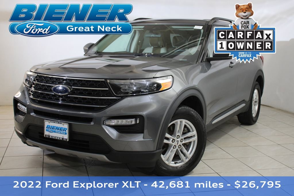 Certified 2022 Ford Explorer XLT w/ Equipment Group 202A