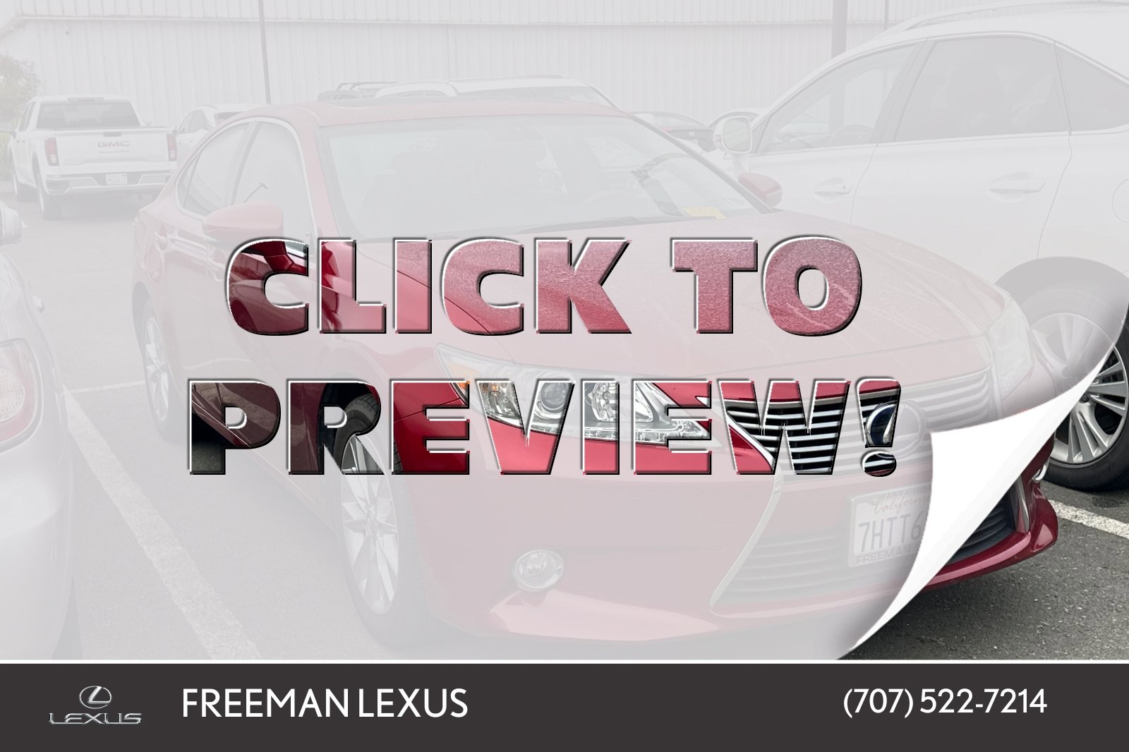 Used 2015 Lexus ES 300h w/ Premium Package w/Bamboo Trim FWD image 1