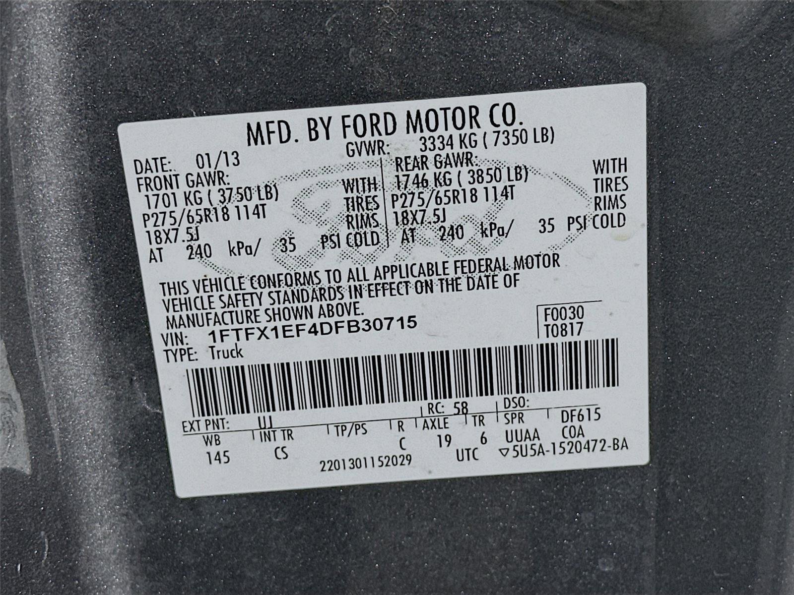 Used 2013 Ford F150 STX w/ Mid Equipment Group AWD/4WD image 20