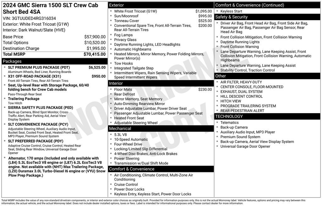 Used 2024 GMC Sierra 1500 SLT w/ SLT Premium Plus Package image 2