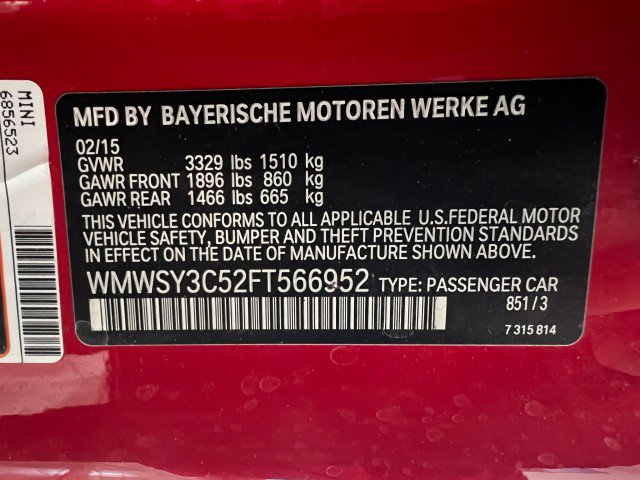 Used 2015 MINI Cooper Roadster S FWD image 26