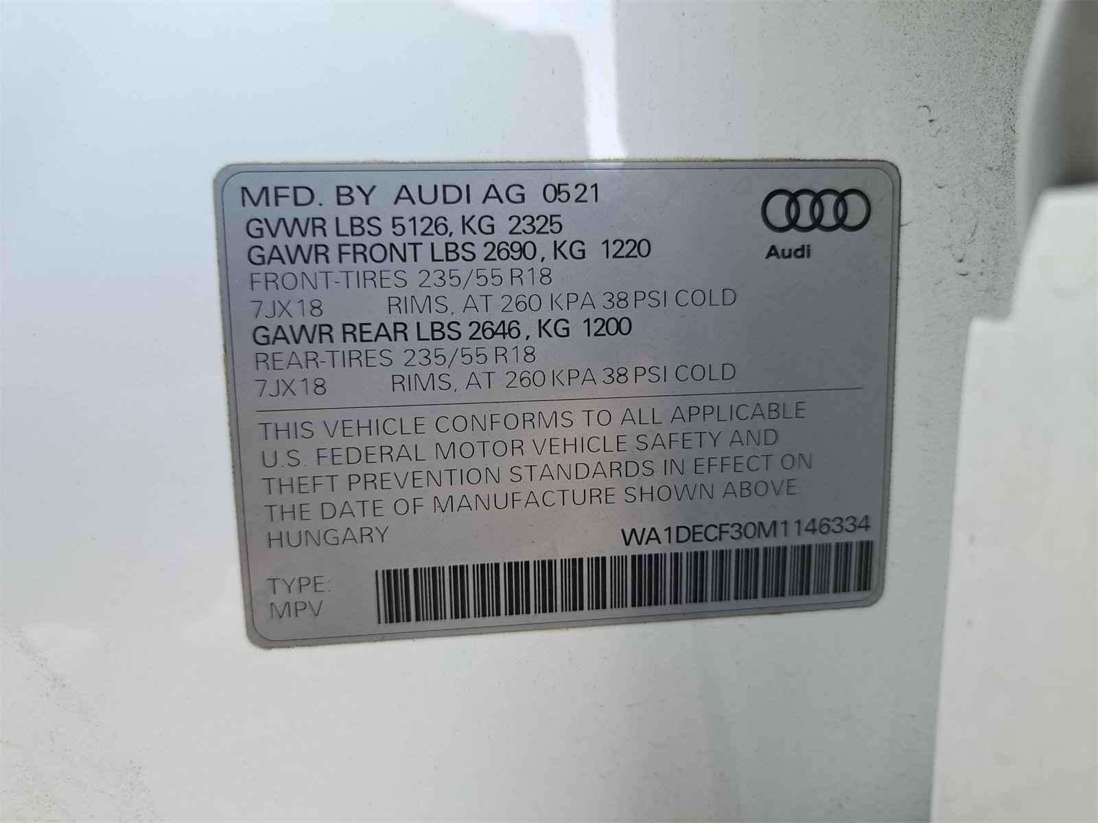 Used 2021 Audi Q3 2.0T Premium w/ Convenience Package image 11