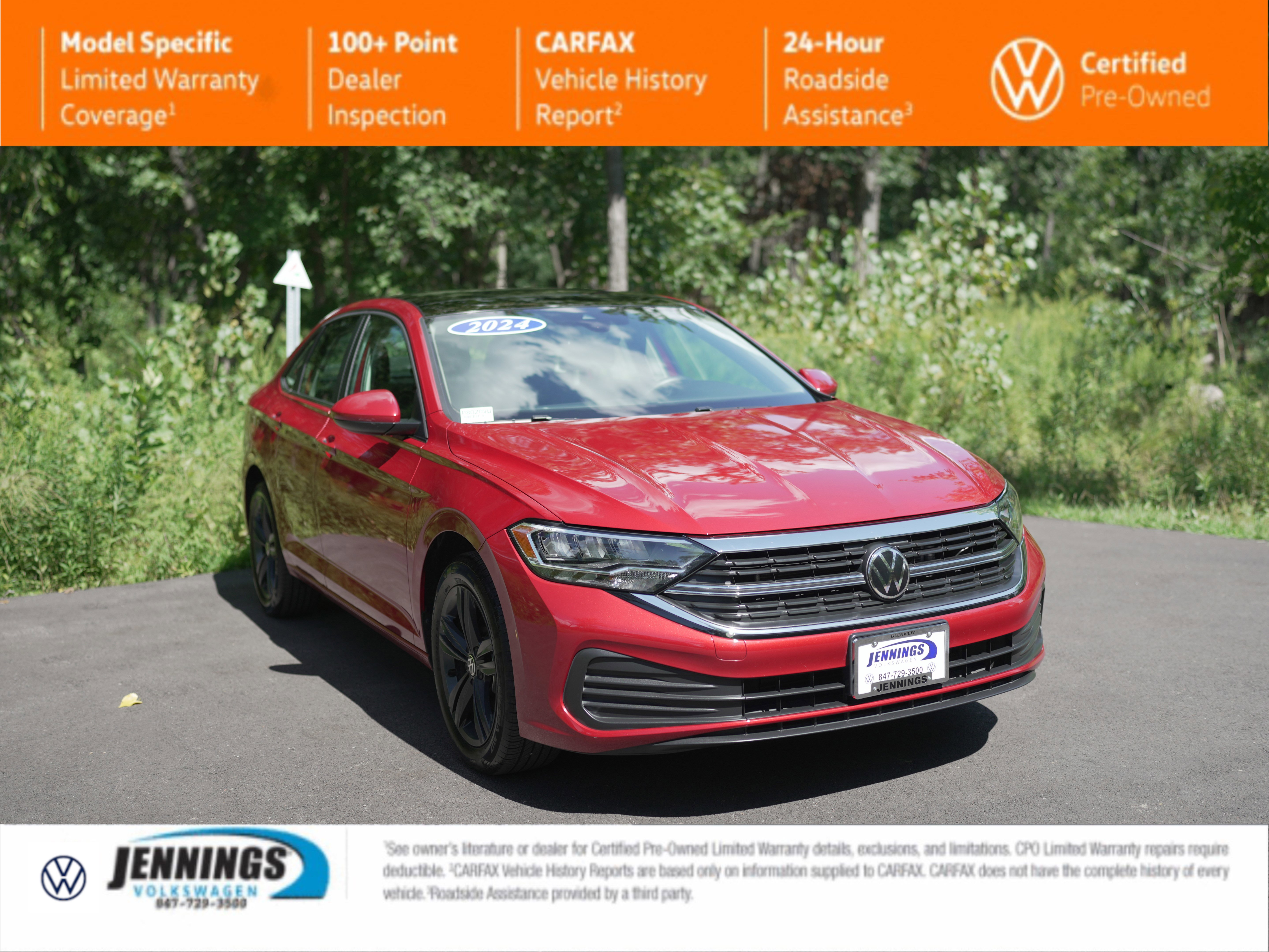 Certified 2024 Volkswagen Jetta SE w/ Panoramic Sunroof Package image 1
