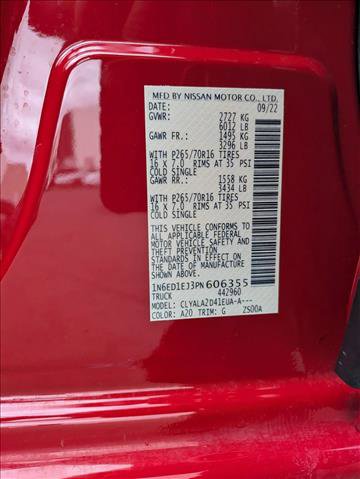 Used 2023 Nissan Frontier S w/ Technology Package image 23