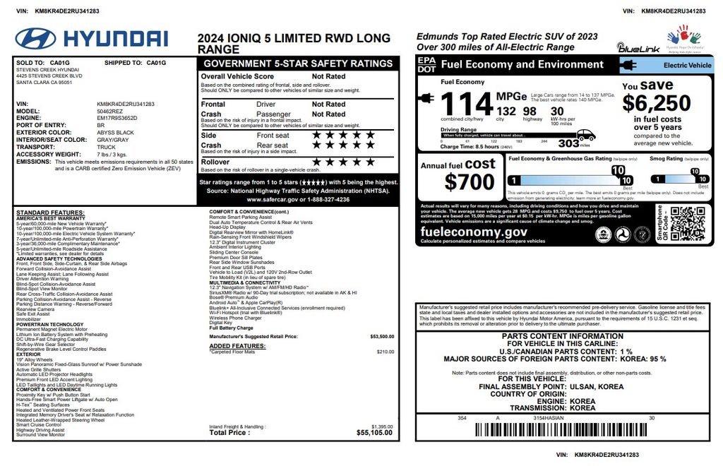 Used 2024 Hyundai Ioniq 5 Limited RWD image 4