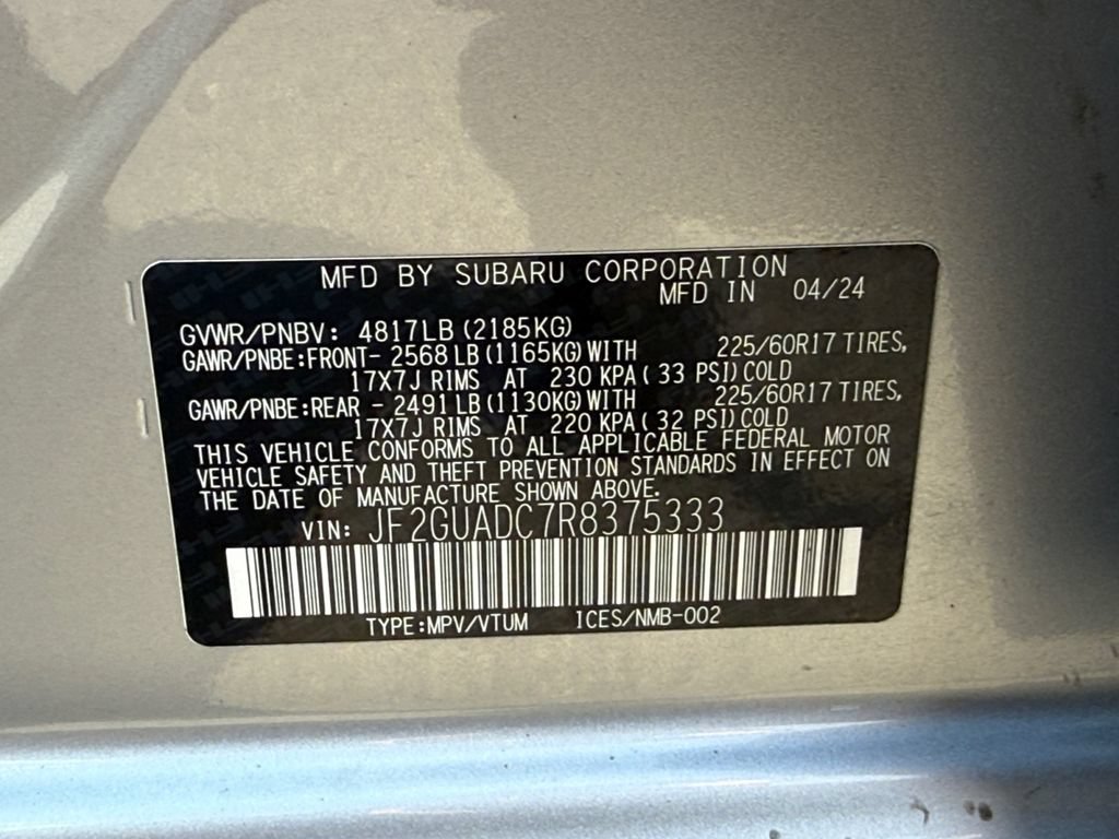 Used 2024 Subaru Crosstrek 2.0i Premium AWD/4WD image 27
